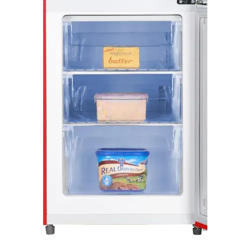 Combiné pose libre SIGNATURE SFC249VRE 249L Rouge