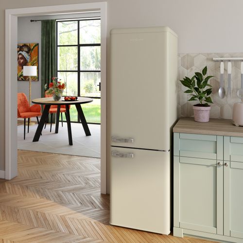 Combiné pose libre SIGNATURE SFC249VCE 249L Crème vue d'ambiance 1