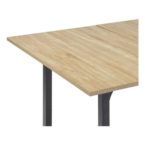 Table de séjour rabattable CLINTON imitation chêne