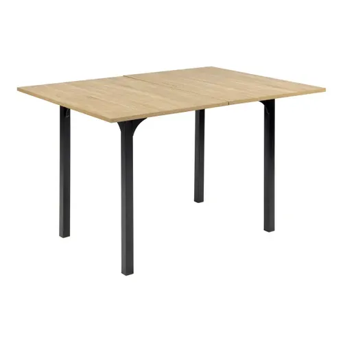 Table de séjour rabattable CLINTON imitation chêne