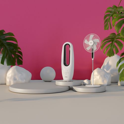 Ventilateur colonne VEDETTE TX-LF02 vue d'ambiance 1