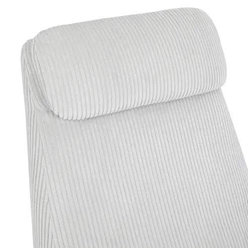 Fauteuil pivotant JONAS tissu beige vue détaillée