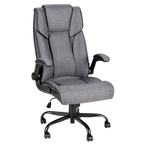Fauteuil de bureau ergonomique BODR gris vue 3/4