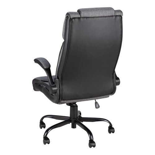 Fauteuil de bureau ergonomique BODR gris vue de derrière