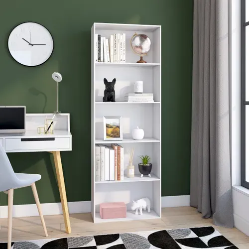 Bibliothèque POYANG 3 Blanc vue d'ambiance 1