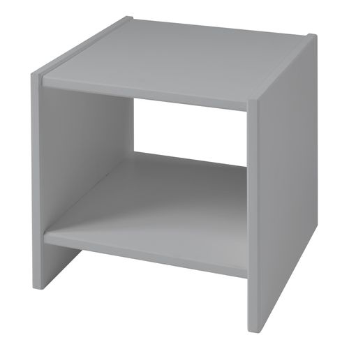 Chevet BLOOM Gris vue de profil