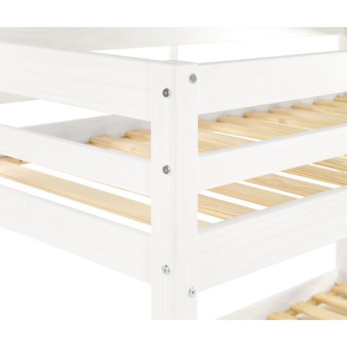 Lit superposé avec pieds BLOOM 2x90x190 cm Blanc