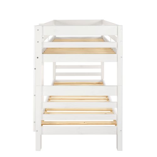 Lit superposé avec pieds BLOOM 2x90x190 cm Blanc