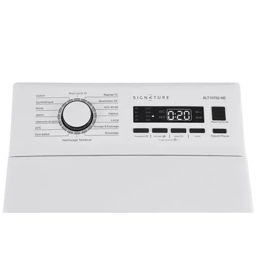 Lave-linge top SIGNATURE ALT10752- NE 7.5kg