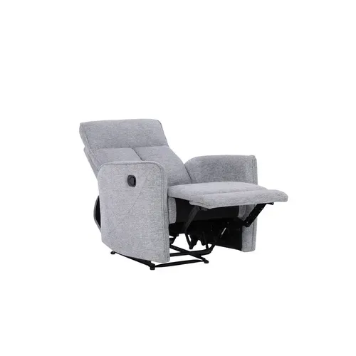 Fauteuil relax manuel JOY tissu gris
