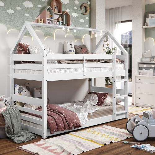 Option toit cabane BLOOM Blanc vue d'ambiance 1