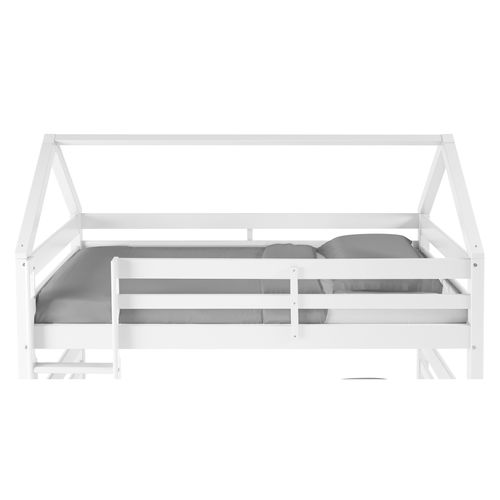 Option toit cabane BLOOM Blanc vue de face