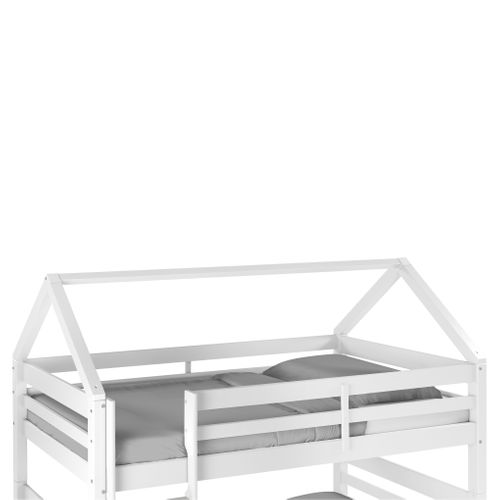 Option toit cabane BLOOM Blanc vue 3/4