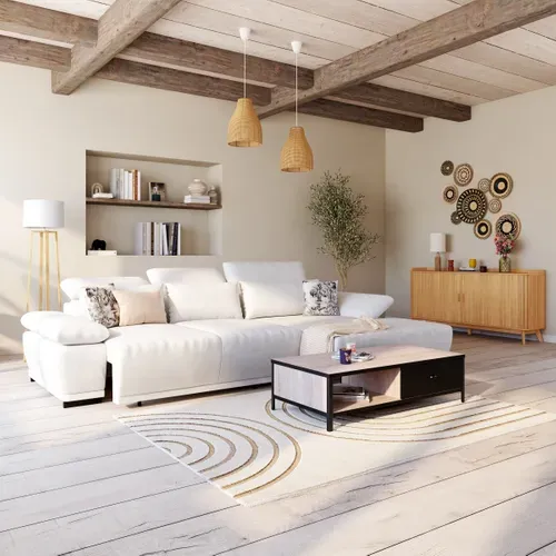 Buffet L.180 cm OSAKA Imitation chêne