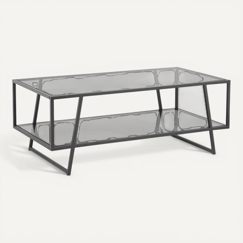 Table basse TIMO Noir vue 3/4