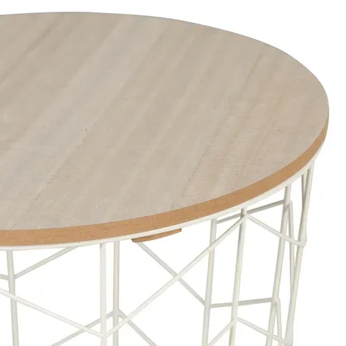 Bout de canapé CROSS Blanc