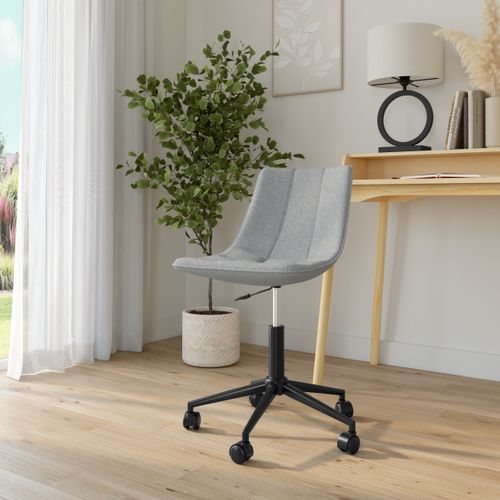 Chaise de bureau JADE gris vue d'ambiance 1