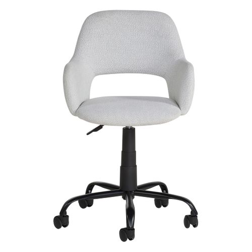 Fauteuil de bureau ELIA beige vue de face