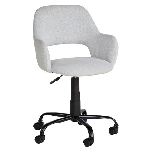 Fauteuil de bureau ELIA beige vue 3/4