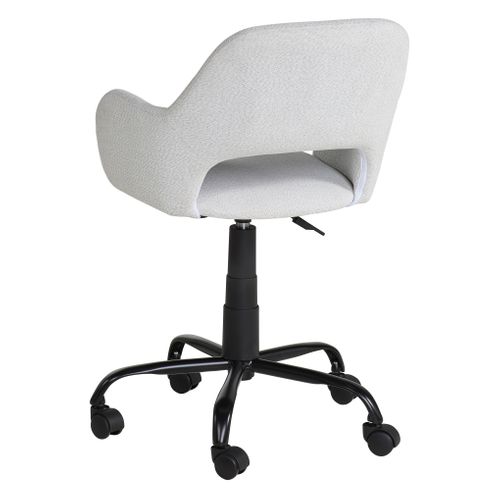 Fauteuil de bureau ELIA beige vue de derrière