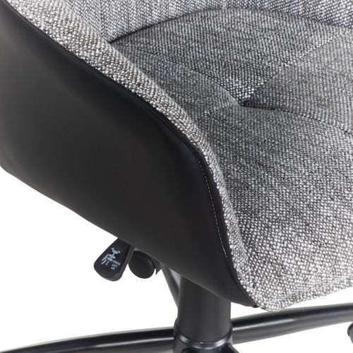 Fauteuil de bureau GAYA gris et noir