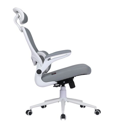 Fauteuil gamer BXGAMING gris et blanc FLUXY