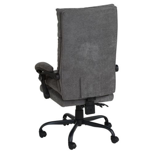 Fauteuil de bureau TERY gris vue de derrière
