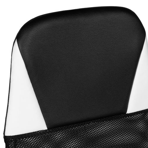 Fauteuil de bureau LUFFY noir et blanc