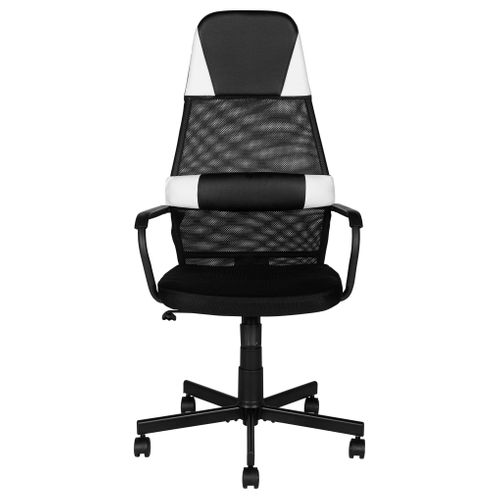 Fauteuil de bureau LUFFY noir et blanc