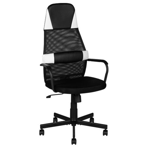 Fauteuil de bureau LUFFY noir et blanc