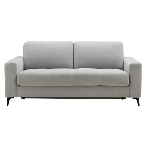 Canapé convertible 3 places SLUMBY coloris gris clair vue de face