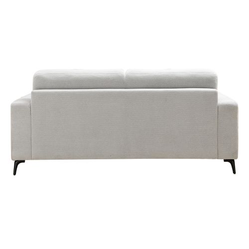 Canapé convertible 3 places SLUMBY coloris gris clair vue de derrière