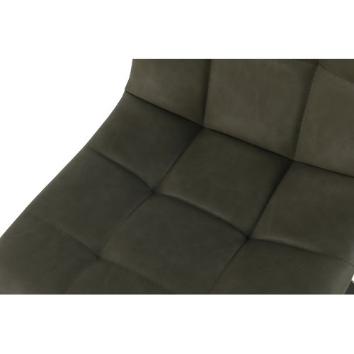 Table + 4 chaises SAVINA Noir et kaki