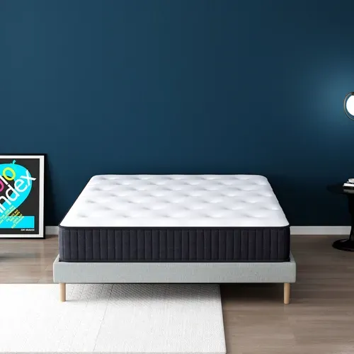 Matelas 160x200 cm ressorts avec 2 cm de mémoire de forme SENZA ép.25 cm