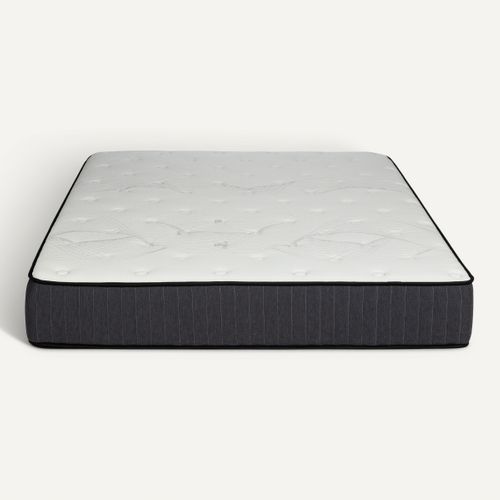 Matelas ressorts 160x200 cm avec 2 cm de mémoire de forme SENZA ép.25 cm vue de face