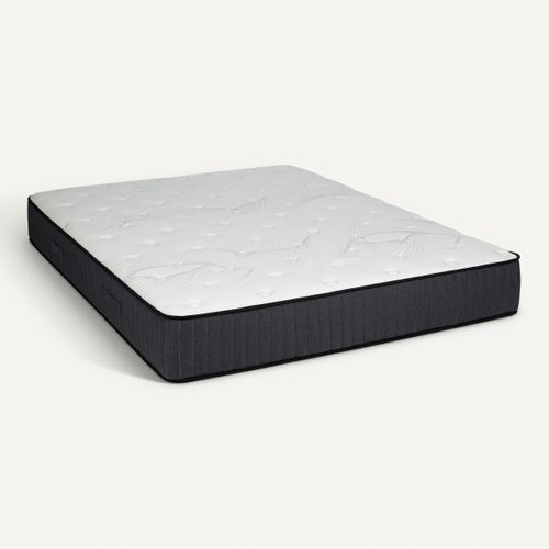 Matelas ressorts 160x200 cm avec 2 cm de mémoire de forme SENZA ép.25 cm vue 3/4