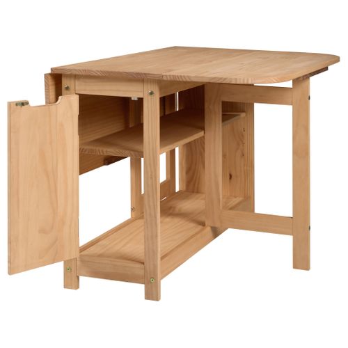 Table rabattable 1 porte MYLENA Bois massif