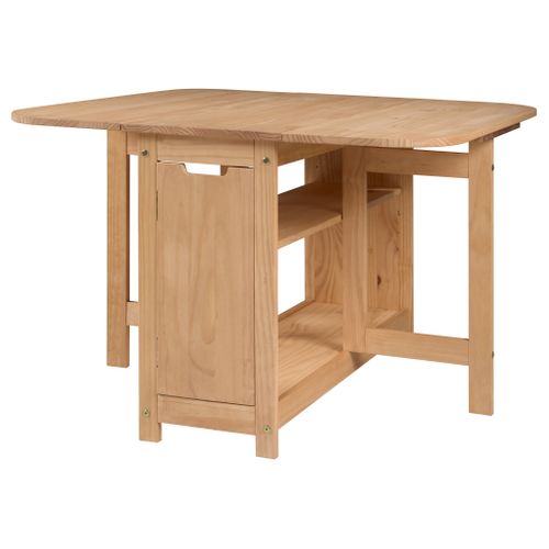 Table rabattable 1 porte MYLENA Bois massif