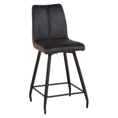 Tabouret bar H 63,5 ESTHER Bicolore vue 3/4