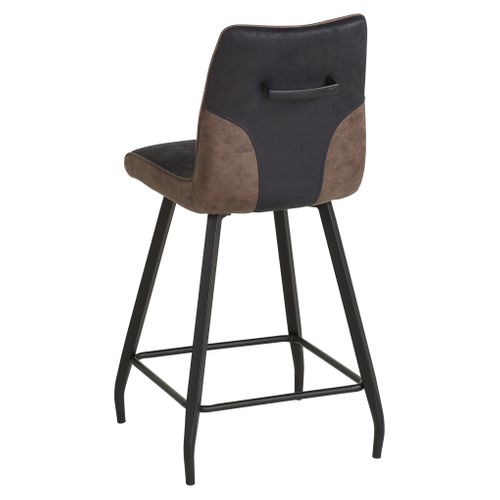 Tabouret bar H 63,5 ESTHER Bicolore vue de derrière