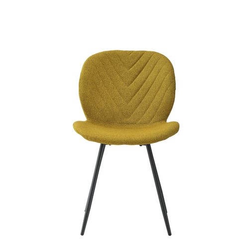 Chaise MARGAUX jaune/moutarde