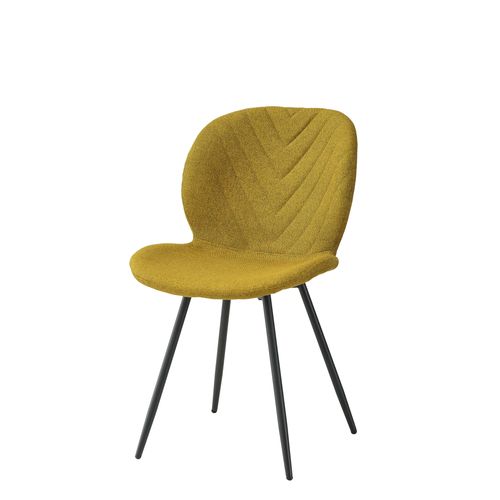 Chaise MARGAUX jaune/moutarde