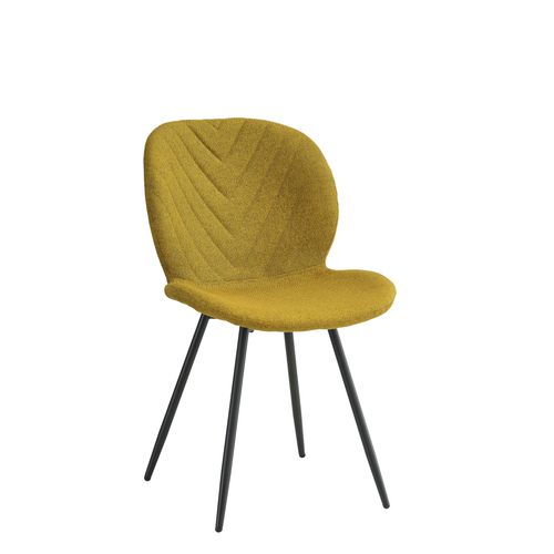 Chaise MARGAUX jaune/moutarde