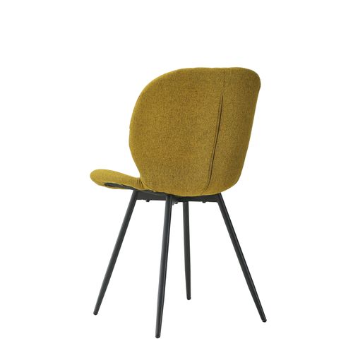 Chaise MARGAUX jaune/moutarde