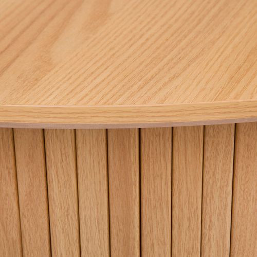 Table ronde OSAKA imitation chêne