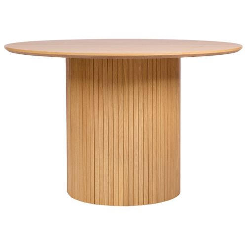 Table ronde OSAKA imitation chêne