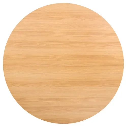Table ronde OSAKA imitation chêne