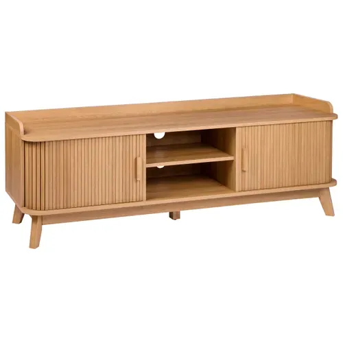 Meuble TV L.140cm OSAKA imitation chêne