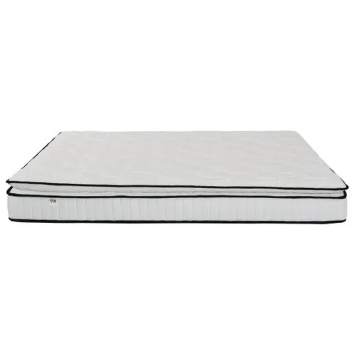 Matelas ressorts + surmatelas 160x200cm avec mémoire de forme CLEOPATRE ép.22 cm