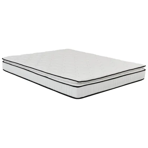 Matelas ressorts + surmatelas 160x200cm avec mémoire de forme CLEOPATRE ép.22 cm